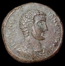 Riproduzione Moneta Romana Caracalla - Bronzo Provinciale - Dea Roma Seduta