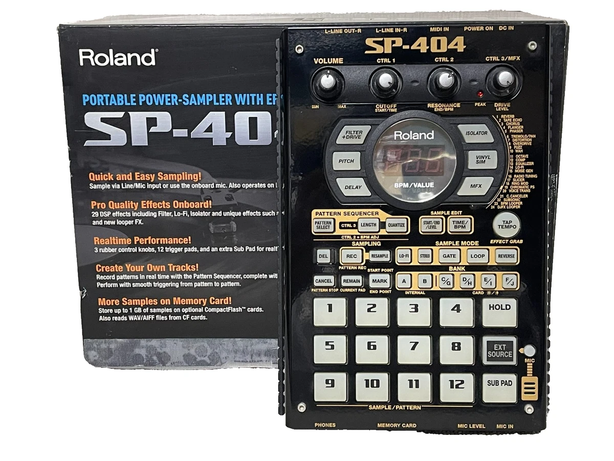 Roland SP-404 ポータブルパワーサンプラー ジャンク Roland SP 404 Samplers & Sequencers for sale - eBay
