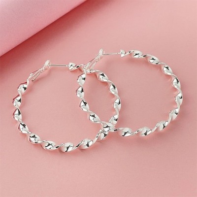 Popular Bestsellers Silver-plated Twisted Wave Ear Cuff Accessories