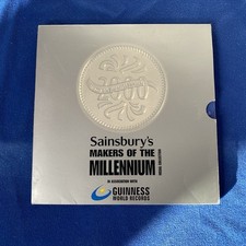 Collectible Sainsburys Makers Of The Millennium Guinness World Records 21 Medals