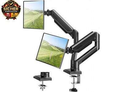 Monitor Halterung 2 Monitore für 13-32 Zoll Bildschirme mit VESA 75/100, 