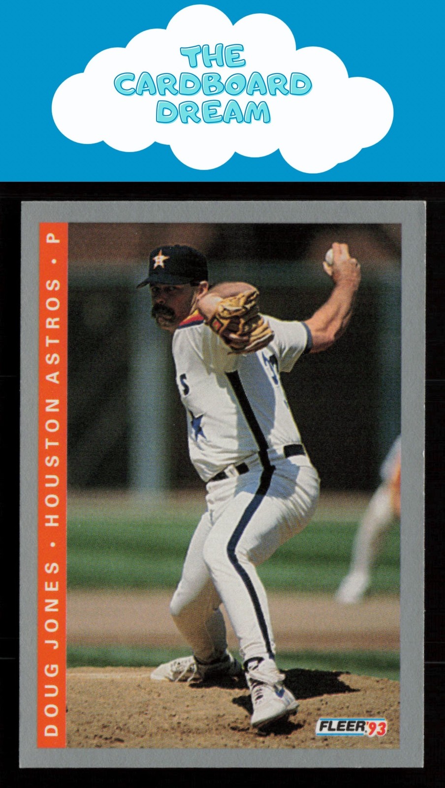 Doug Jones 1993 Fleer #54 Houston Astros Baseball Card
