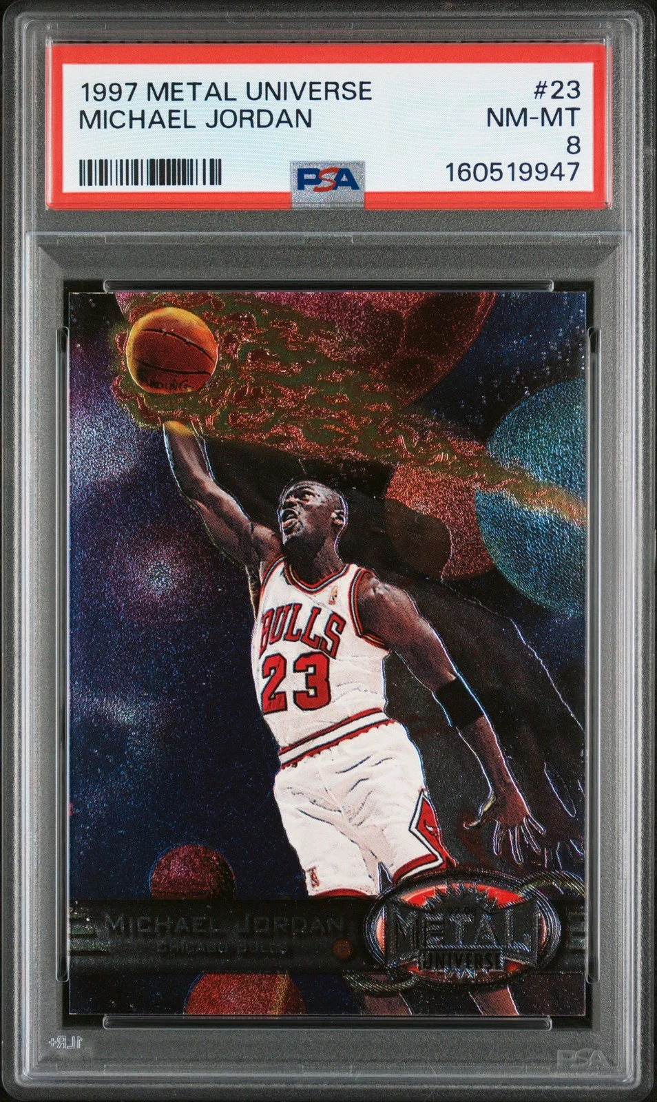1997 Metal Universe Michael Jordan Base #23 PSA 8 | Card Ladder