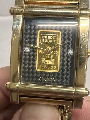 Credit Suisse 1 gr. 999.9 Fine Gold Watch cn307444 | eBay