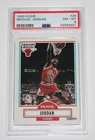 1990 Fleer Basketball Card #26 MICHAEL JORDAN Chicago Bulls PSA 8 NM-MT