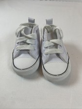 White Converse Chuck Taylor Baby Shoes Sz 2 US