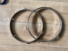 10&rdquo; 6-lug Tom Hoops - Pair Chrome