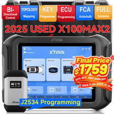 USED XTOOL X100 MAX2 J2534 ECU Programming Au...