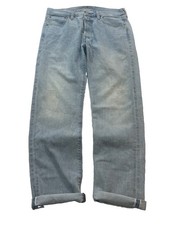 Levi Big E Premium Denim selvedge redline Men Jeans 501 35x32 Light Wash Modern