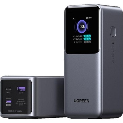 UGREEN 130W Schnelllade Powerbank Gray