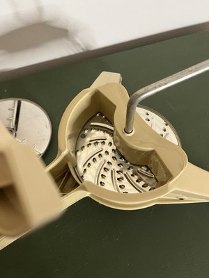 Vintage Moulinex 445 Mouli-Julienne Rotary Slicer Shredder Cheese
