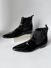 Dolce & Gabbana men leather chelsea classic ankle boots size IT 45