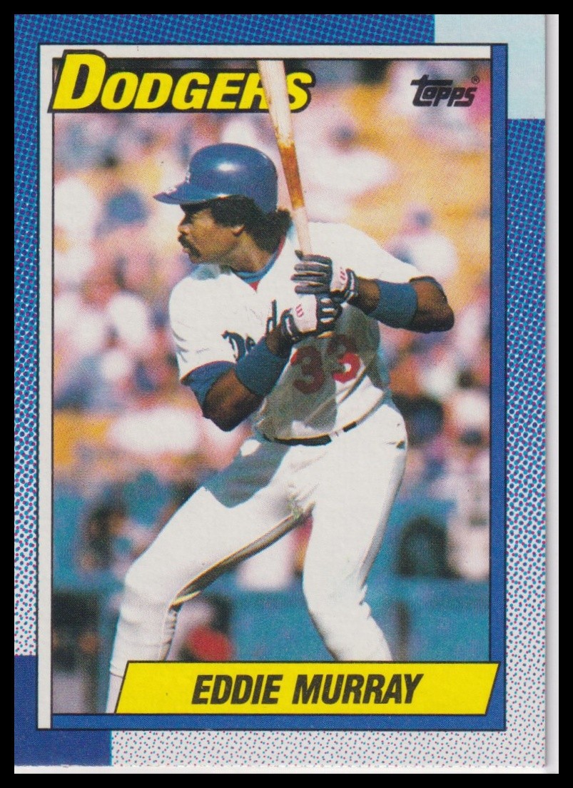 Eddie Murray #305 Baseball Cards 1990 Topps trading card — raw and PSA graded price guide