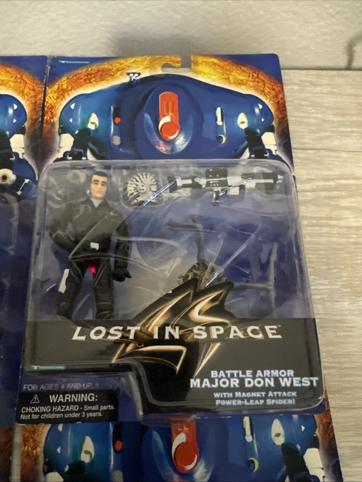Lote de figuras de acción Trendmasters Lost in Space 1997 X4 Dr. Smith, Judy, Don, Will Foto 2 de 4