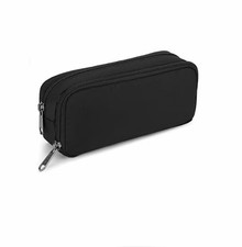 Della Gao Large Capacity Pencil Case – Multifunction Office Pen Pouch, Black
