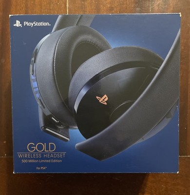 Sony 500 Million Limited Edition Gold Wireless Headset NEW (READ DESCRIPTION)