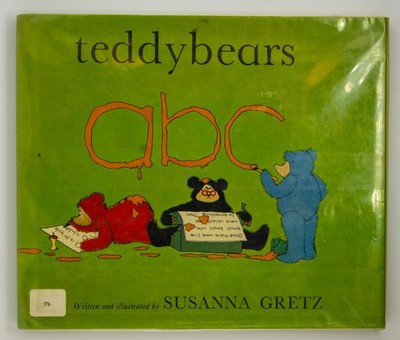 Teddybears ABC Susanna Gretz 1975 First US Edition Follett Publishing Vintage