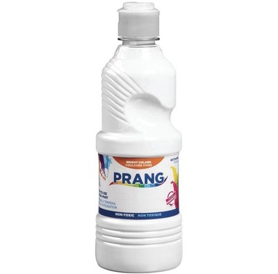 Prang Washable Tempera Paint, White, 16 Oz., 1 16 Fl Oz (Pack of 1), White