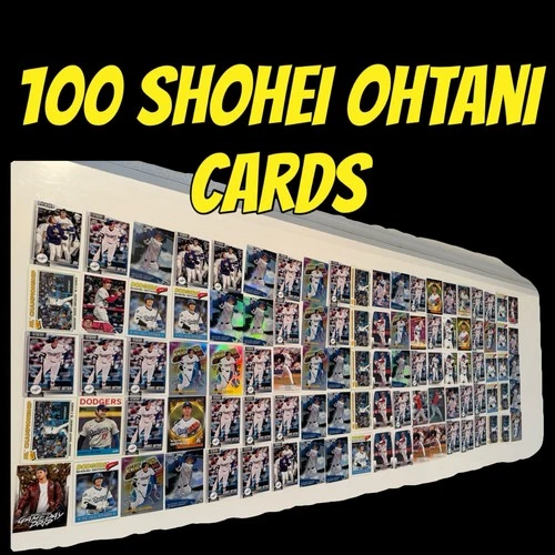 100 SHOHEI OHTANI CARDS!! Topps Los Angeles Dodgers MLB