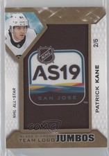 2019-20 Black Diamond Gold Alternate Logo 2/5 Patrick Kane Jumbo Patch 0o5t
