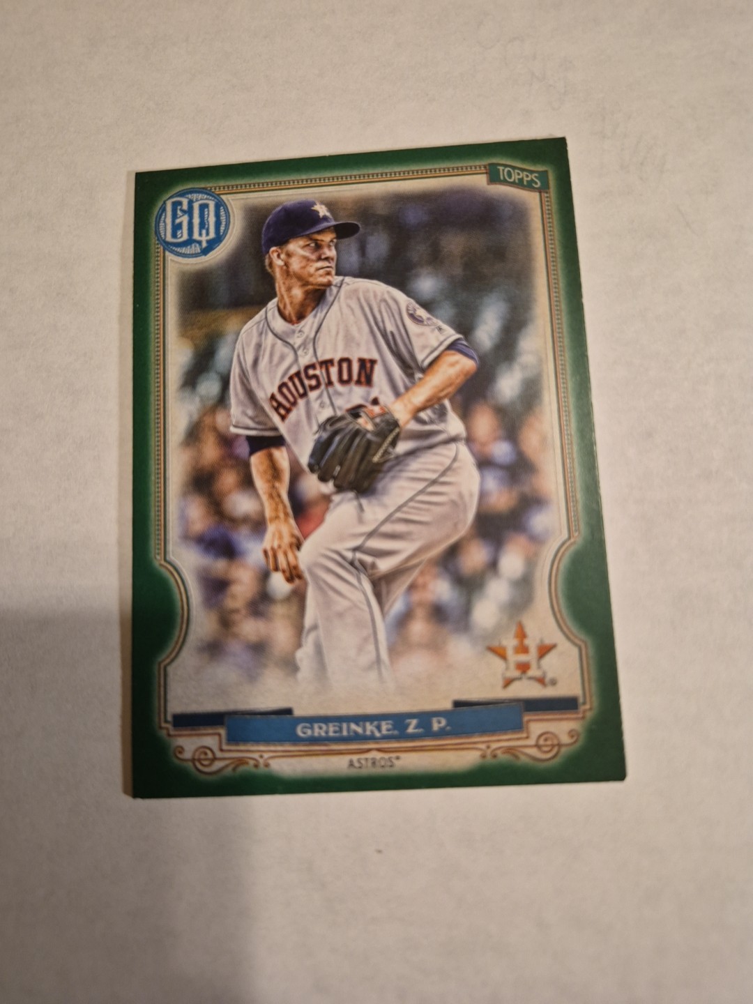ZACK GREINKE 2020 TOPPS GYPSY QUEEN ( GREEN) #7 FREE SHIPPING