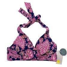 BODEN Women's Levanzo Halter Bikini Top Paisley US 8 NWT