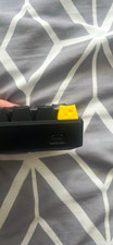 Compact Wired Mechanical Keyboard Black/Yellow Keycaps Detachable USB-C Cable