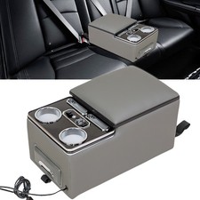 7 Colors Universal Upgrade Truck Seatbench Organizer With Led Usbcup Holders