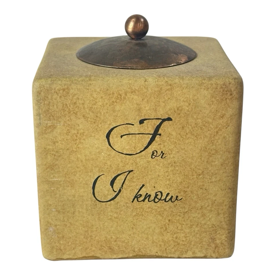 Lote de 2 velas de confort cotización inspiradora portavelas tapas de cobre Foto 4 de 4