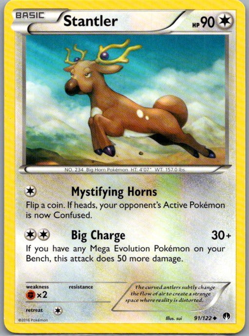 XY - BREAKpoint #91/122 Stantler