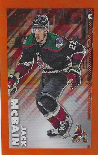 Topps NHL Chrome 2022-23 31 Jack McBain ORANGE 1/25 ArizonaOpens in a new window or tab