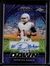 2025 Leaf Football Nation - A New Dawn Auto Sparkle Purple Derrick Baker 2/8