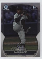 2023 Bowman Draft Chrome Refractor Isaiah Coupet #BDC-37 6u5