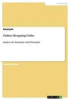 Anonym | Online-Shopping-Clubs | Taschenbuch | Deutsch (2012) | 40 S.