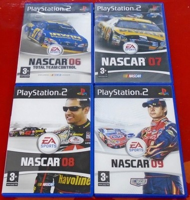 NASCAR 06 07 08 & 09 PS2 Playstation 2 Spiel 4x Autorennen Bundle