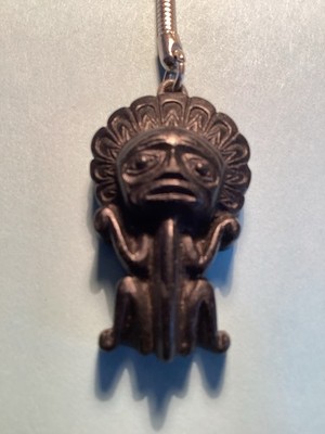 Hawaiian Souvenir Keychain Vintage Tiki Figure