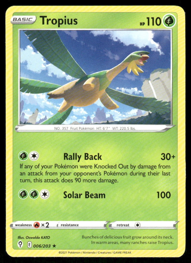 Tropius 006/203 - Evolving Skies - Rare NM