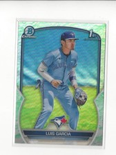 2023 Bowman Chrome Prospects Baseball Lunar Glow Refractor Singles - You Choose