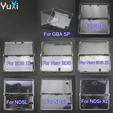 YuXi Clear Hard Shell Case for NDSL NDSi New 3DS XL GBA SP Protective Cover