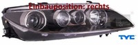 Tyc 20-0975-05-2 Hauptscheinwerfer Rechts Scheinwerfer Frontscheinwerfer