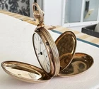 ANTIQUE ELGIN 14k GF GOLD FILLED HUNTER POCKET WATCH