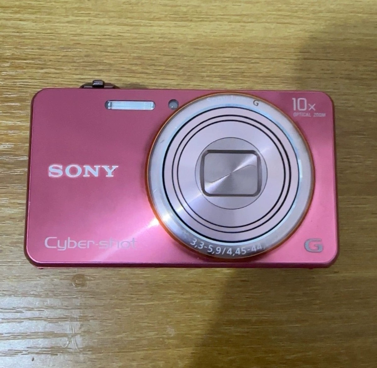 SONY Cyber-shot DSC WX100 Pink 18.2MP Vintage Digital Camera w