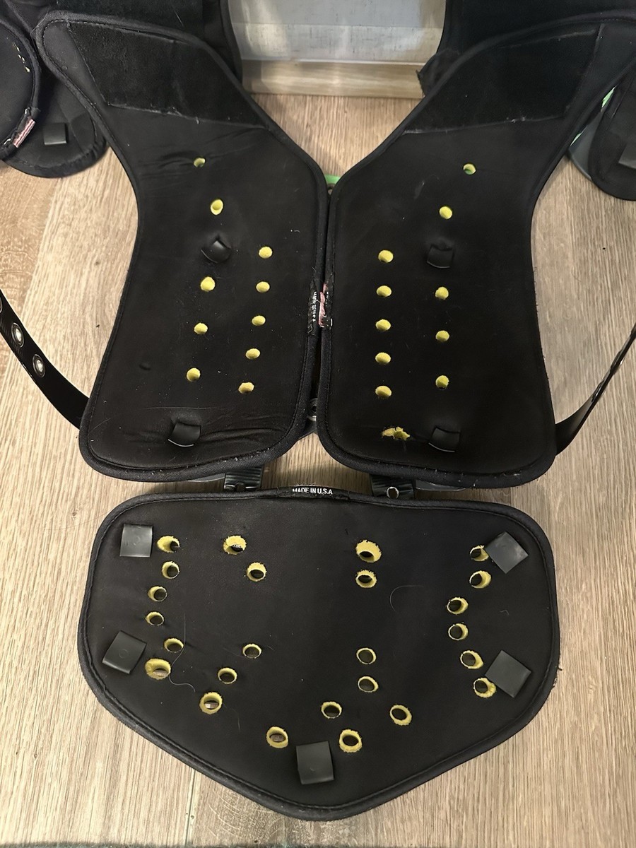 XTech Football Shoulder Pads & Back Plate, XL, Used | eBay