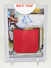 2024-25 Topps Inception Rookie Jumbo Relics Autograph Gold Alexandre Sarr 3/50