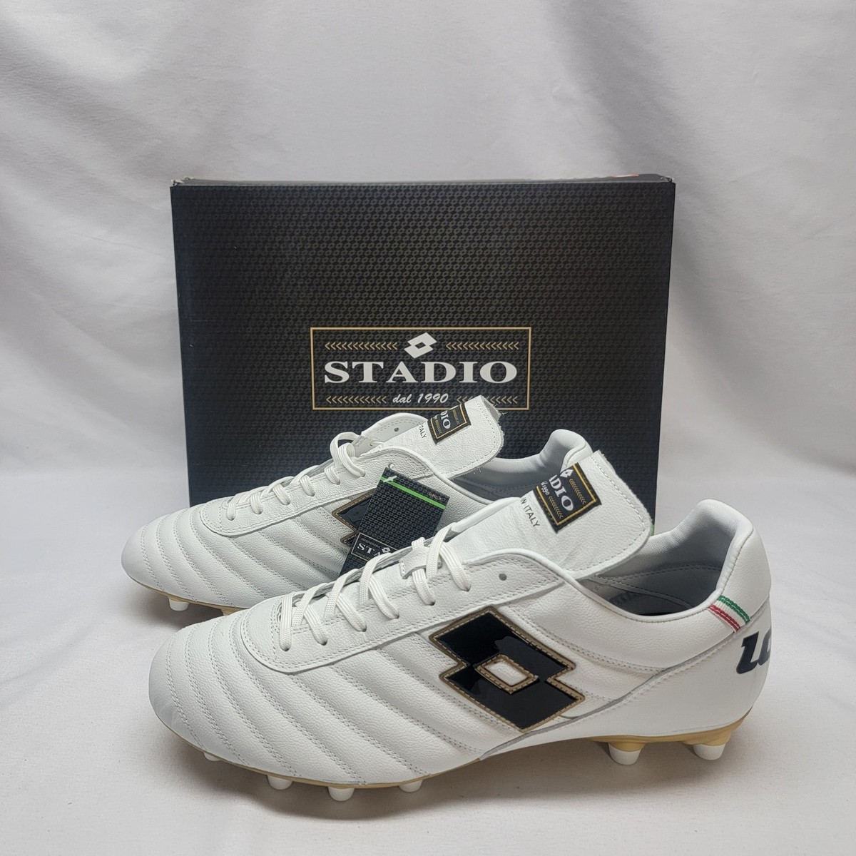 Lotto Stadio OG II FG Soccer Cleats Men Size 11 #215017-8KQ White