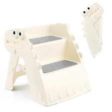 Toddler Step Stool Foldable Kids Step Stool,Bathroom Stool for Toddlers Non-S...