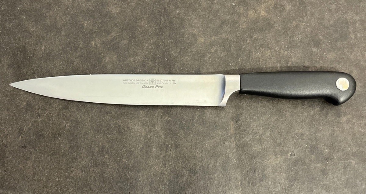 WUSTHOF Grand Prix 4527 20cm Slicing Carving Knife 8” Dreizack
