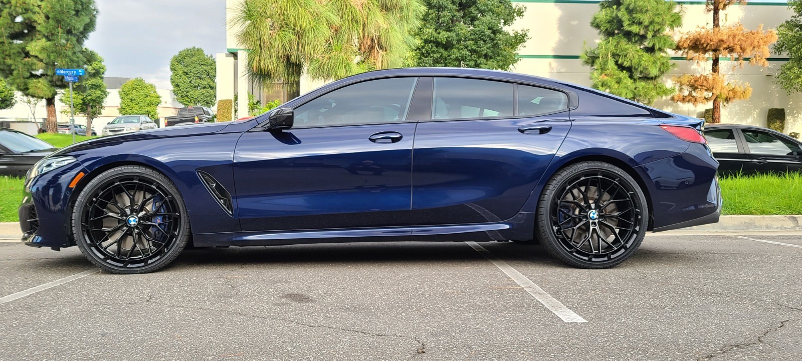22 DOLCE MAGARI BLACK STAGGERED WHEELS FITS BENTLEY FLYING SPUR SEDAN 2003-2018
