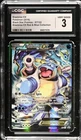 2016 Pokemon XY Red & Blue Collection Blastoise EX #XY122 Full Art BSP CGC 3