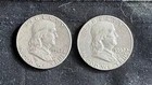 1962 & 1963 Franklin Half Dollar - PLUS BONUS 1912 DIME!